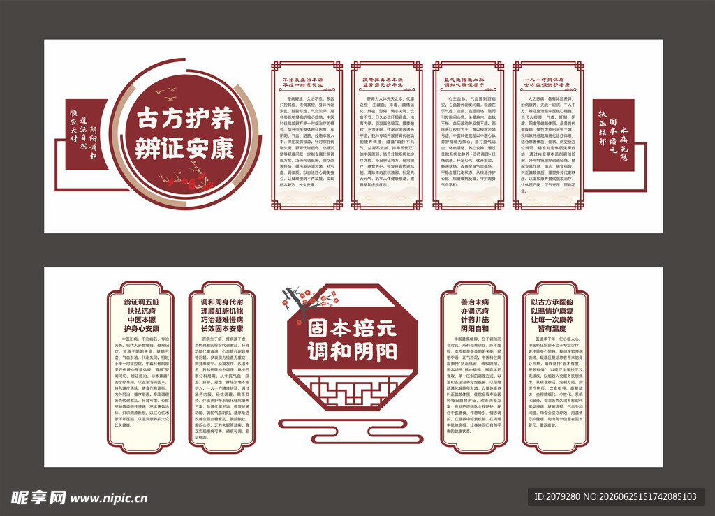 中医文化墙  中医传统文化  