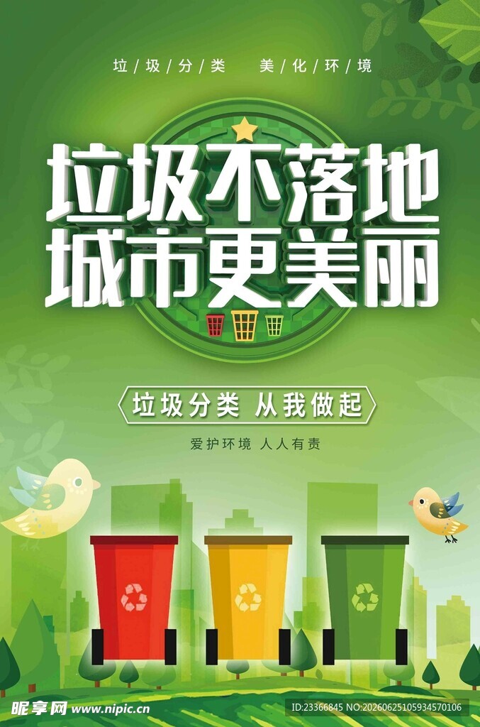 垃圾分类海报