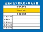 工程风险分级公示牌