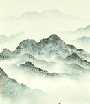 水墨山水画