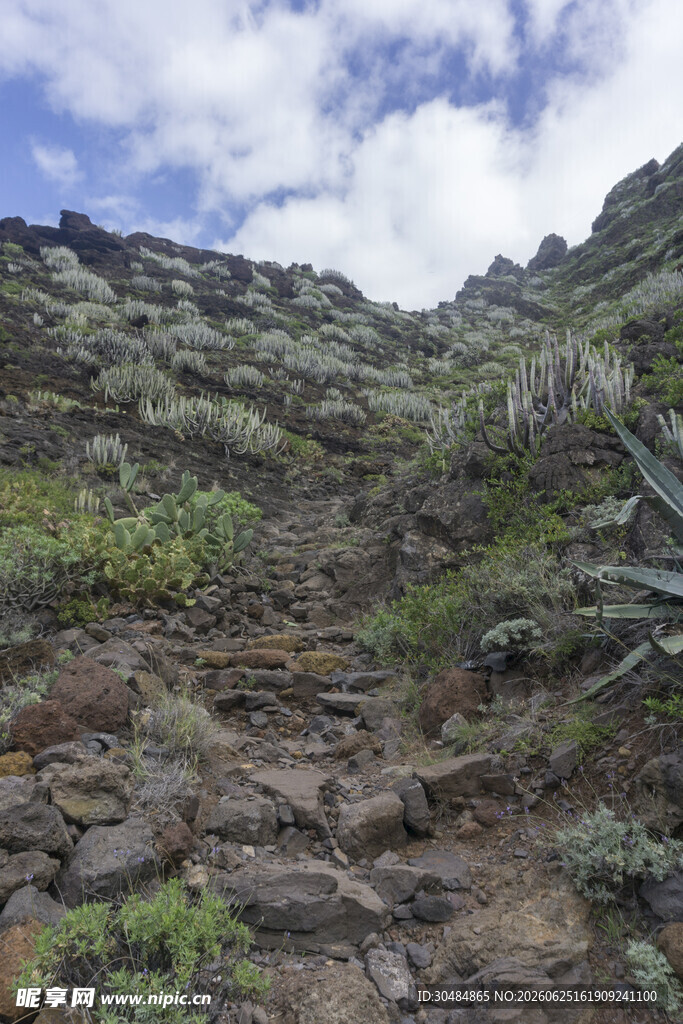 山间崎岖小径