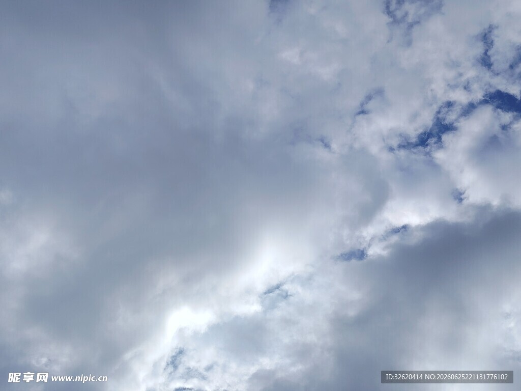 天空中的云朵美景