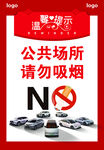 汽车4s店 温馨提示 禁止吸烟