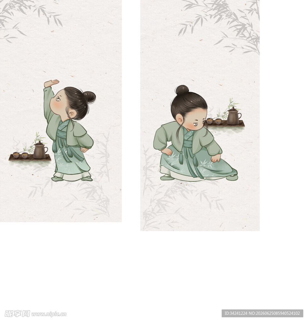 古风仕女图温婉优雅之姿