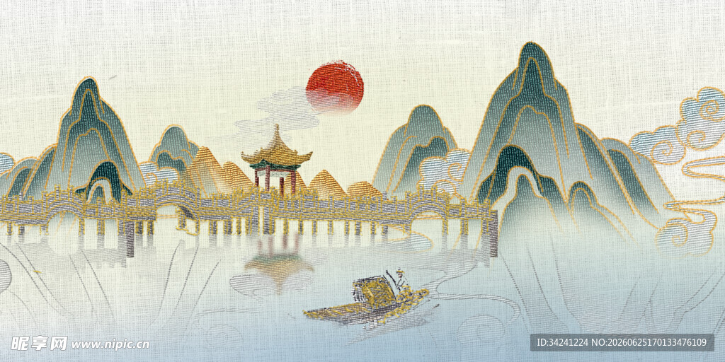 水墨山水间的诗意风光