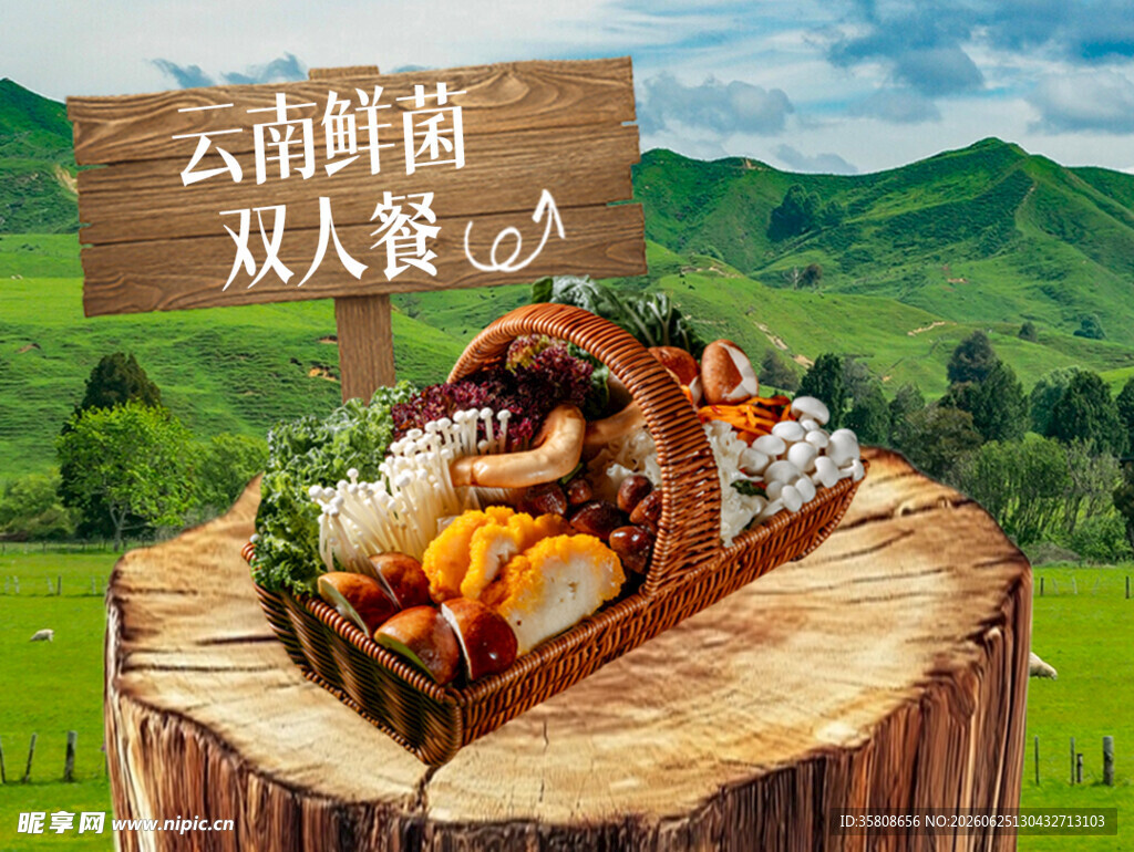 云南鲜菌双人餐