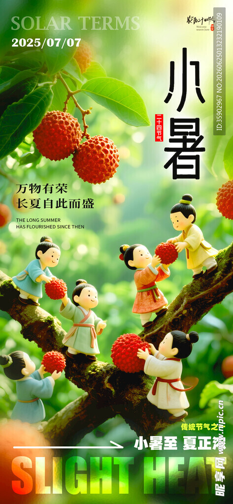 小暑时节枝头果实累累