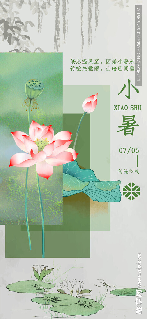 夏日小荷图
