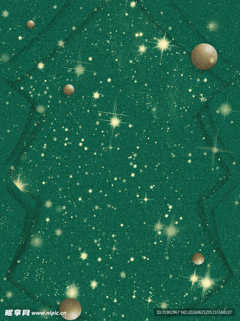 绿色星空背景图