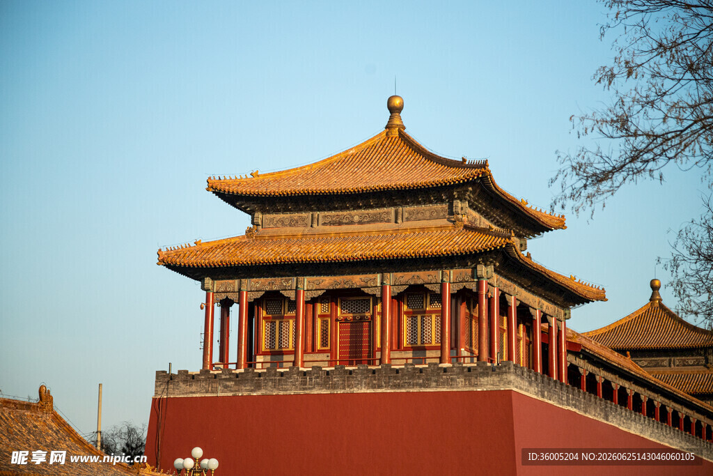 故宫一角古建筑美景