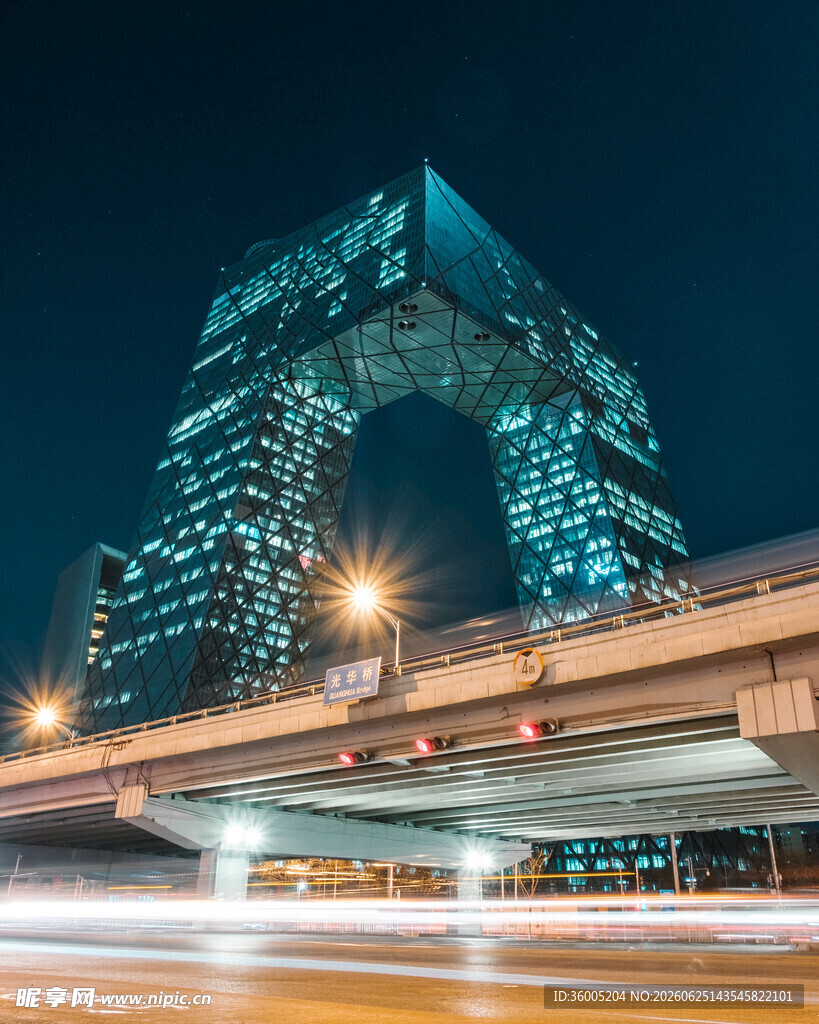 北京地标建筑夜景风采