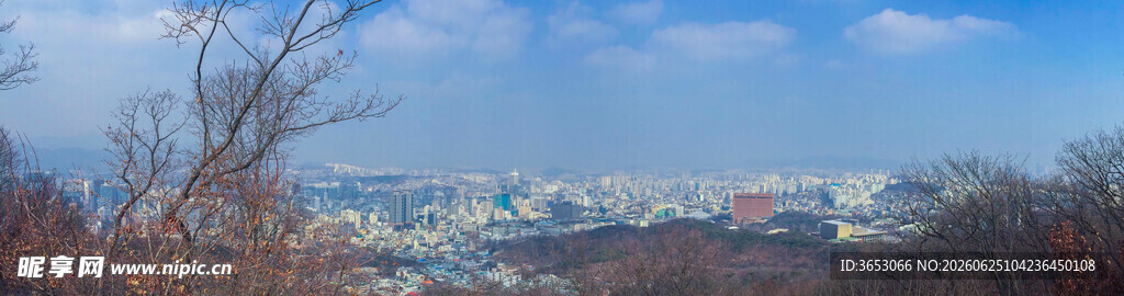 冬日远山风景