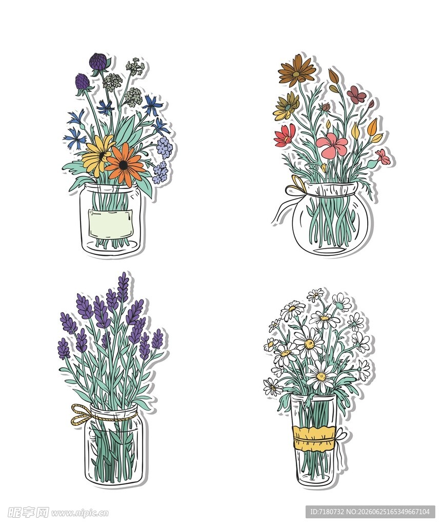 矢量插花