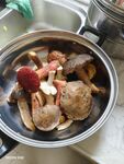 锅中多彩食材待烹饪