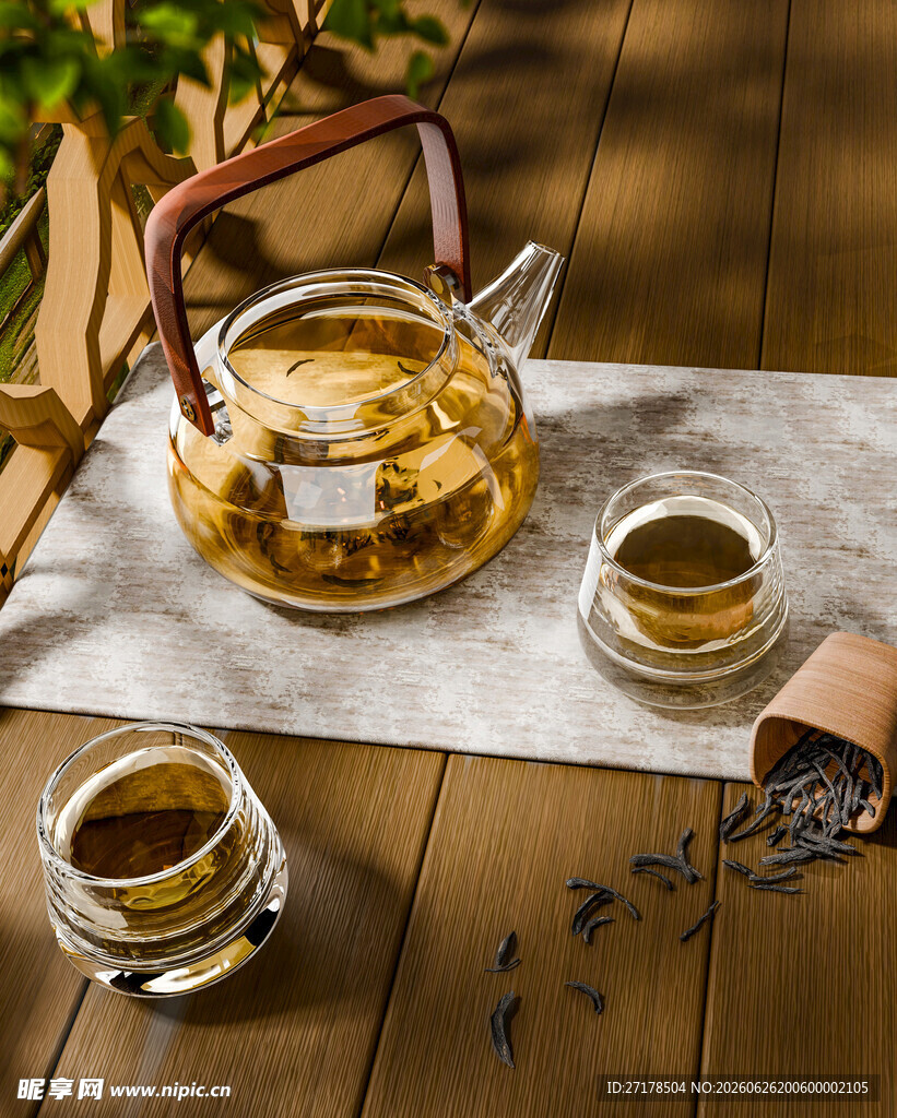 玻璃茶具品味闲适茶时光