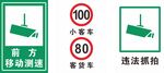 前方移动测速