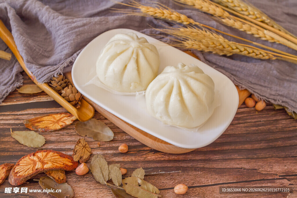 中式面点包子与干果杂粮