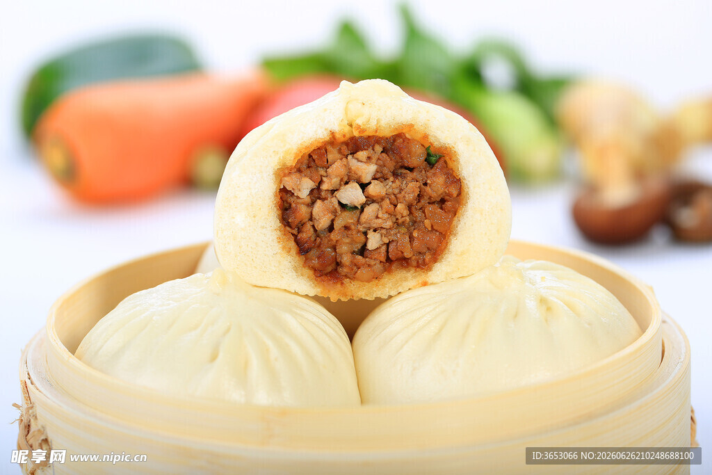 美味肉馅小笼包