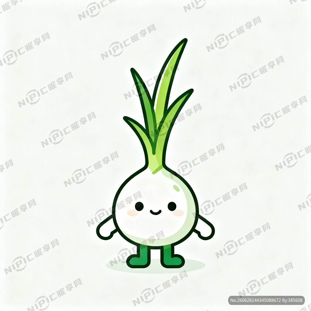全能禾苗小绿  单株嫩禾苗拟人
