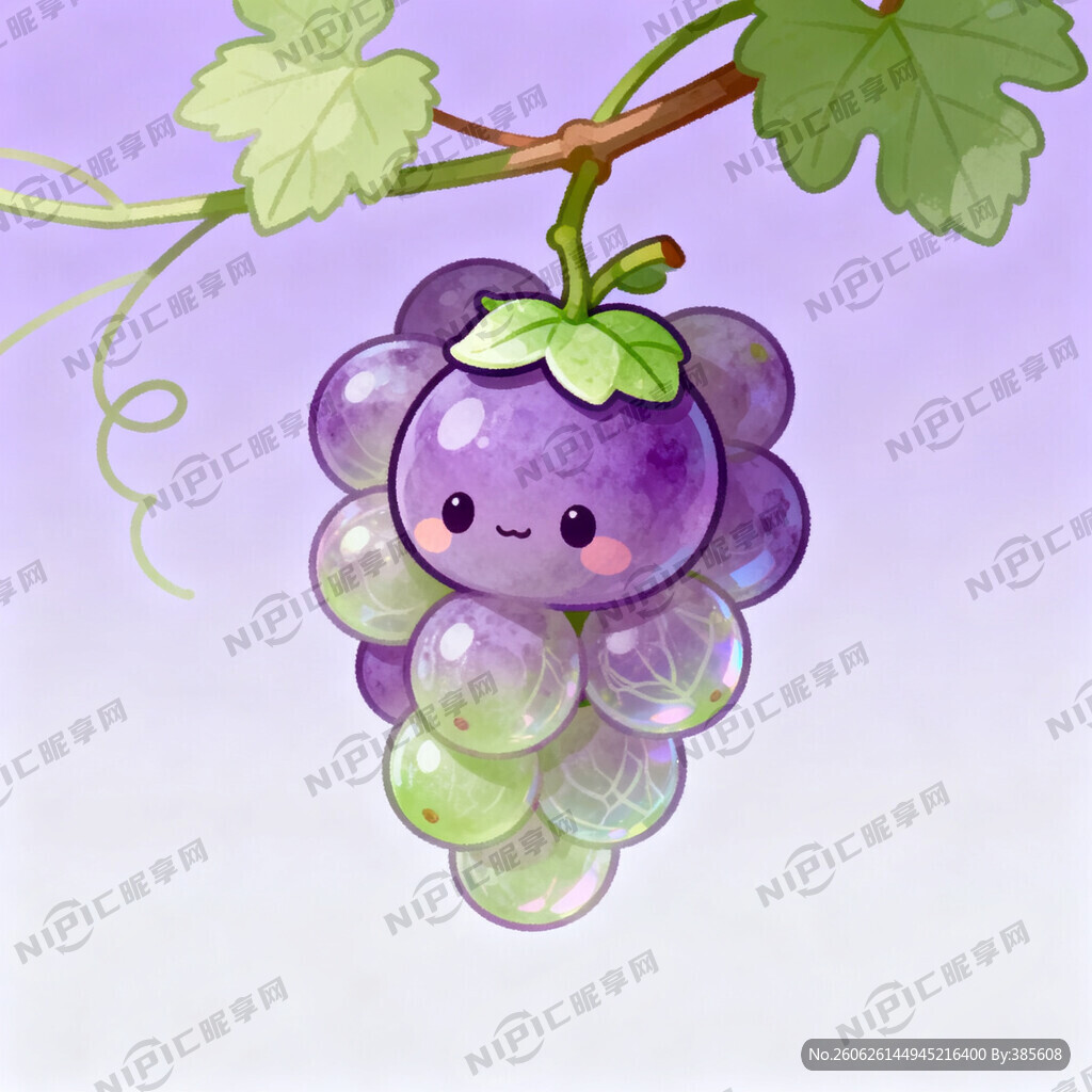 卡通形象 葡小粒  人物风格 