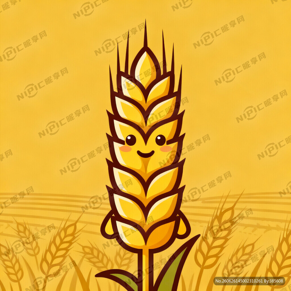 卡通形象 麦小满  人物风格 