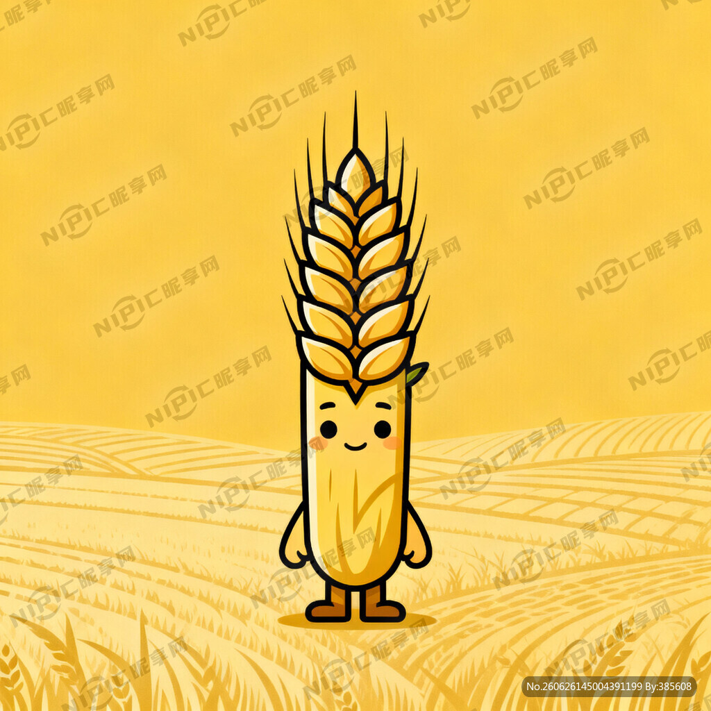 卡通形象 麦小满 人物风格