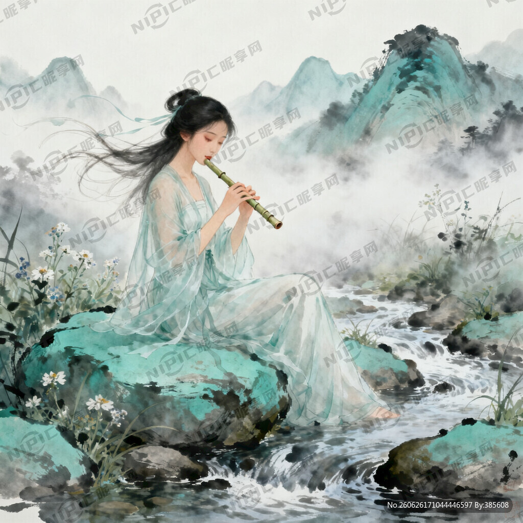 恬淡隐逸山野仙娥
