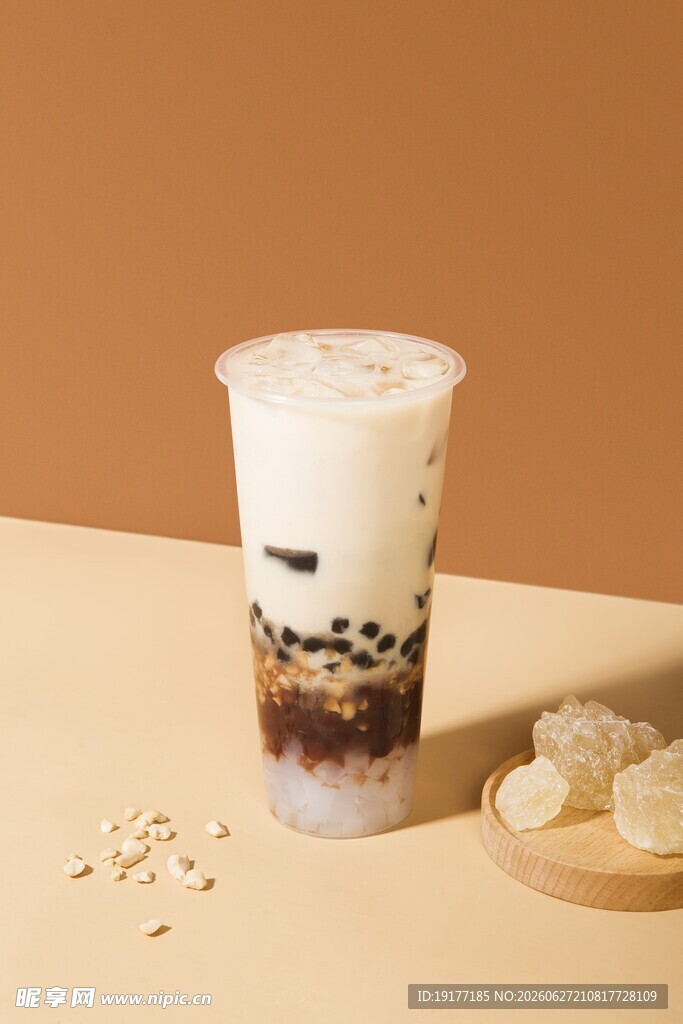 珍珠奶茶特写
