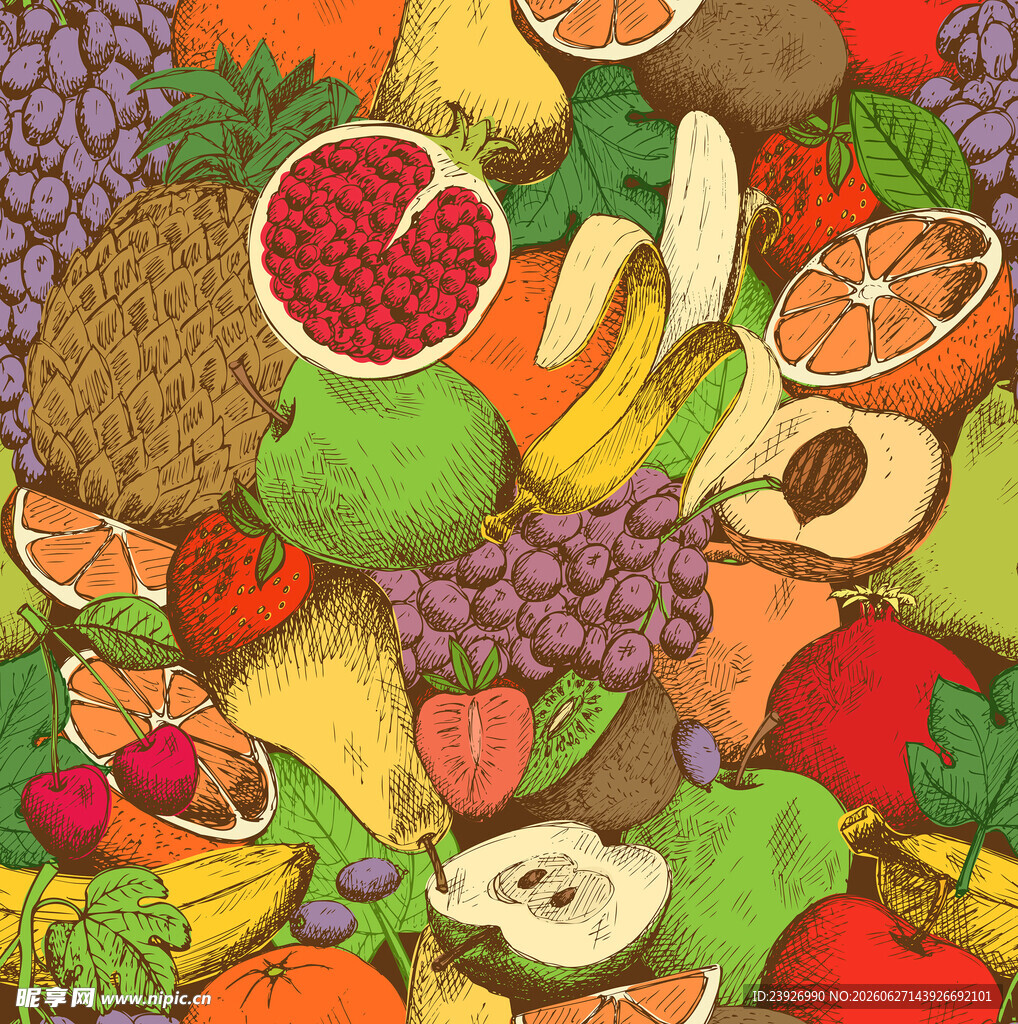 水果插画
