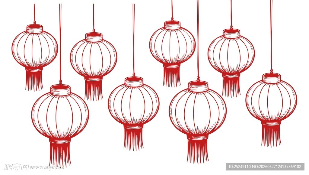 红色灯笼素材