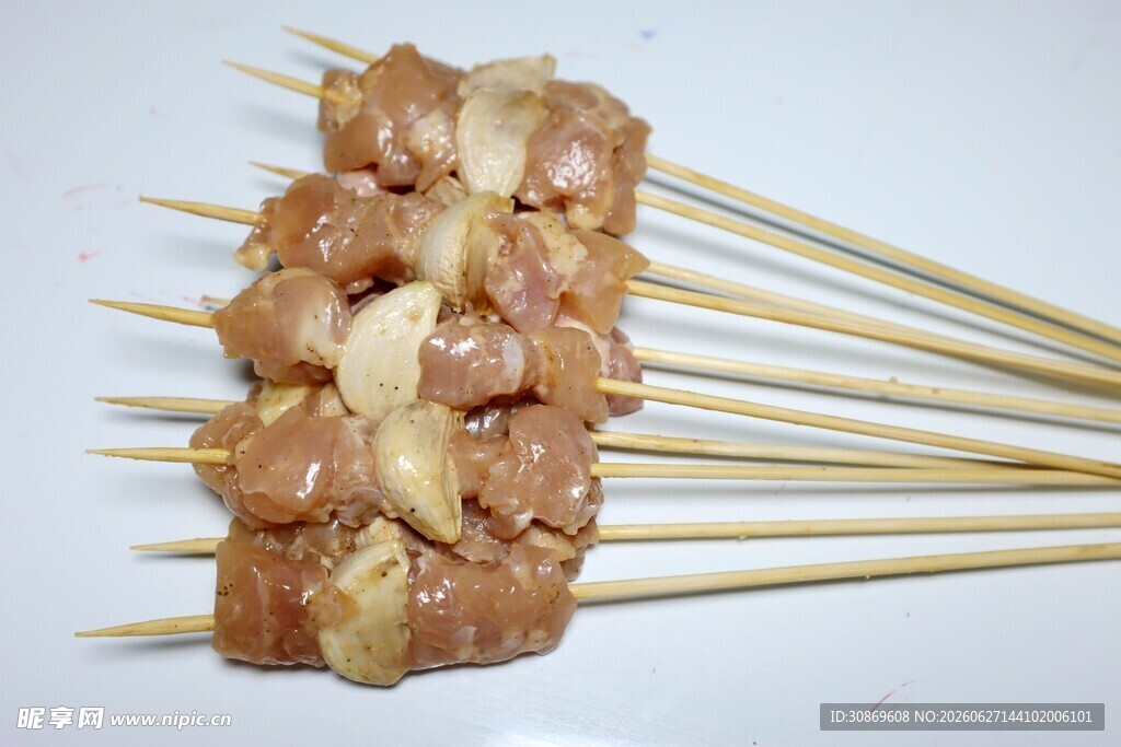 美味鸡肉串