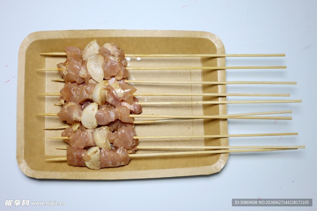 美味鸡肉串