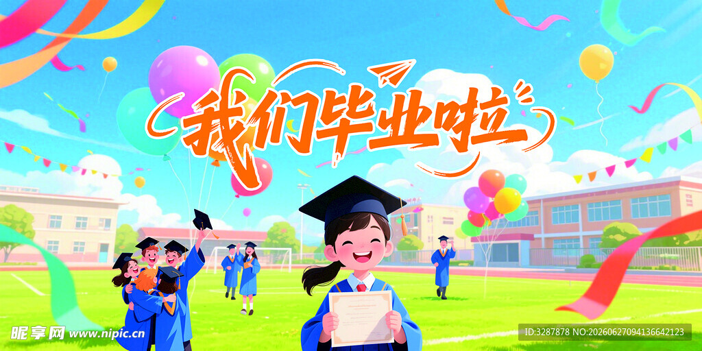 校园毕业欢乐瞬间