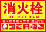 消火栓使用方法宣传海报