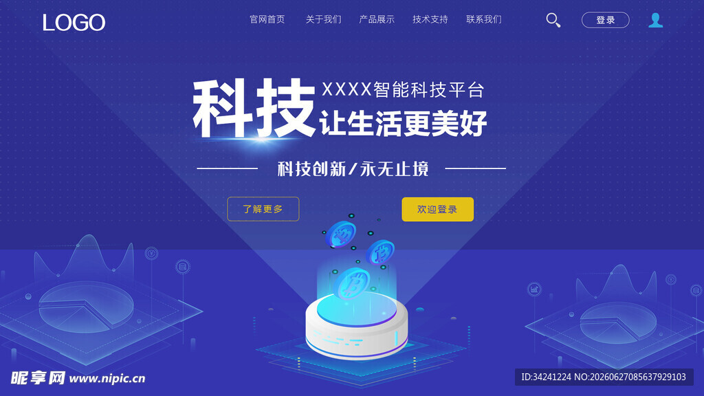 科技峰会活动宣传海报