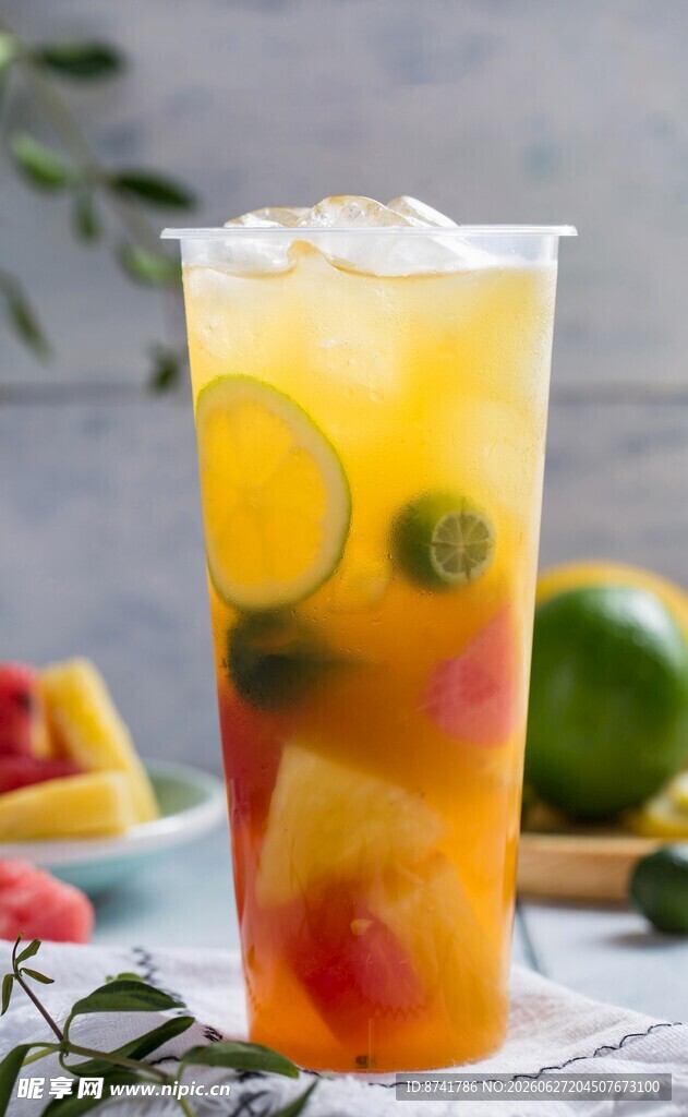 缤纷水果茶清爽夏日滋味