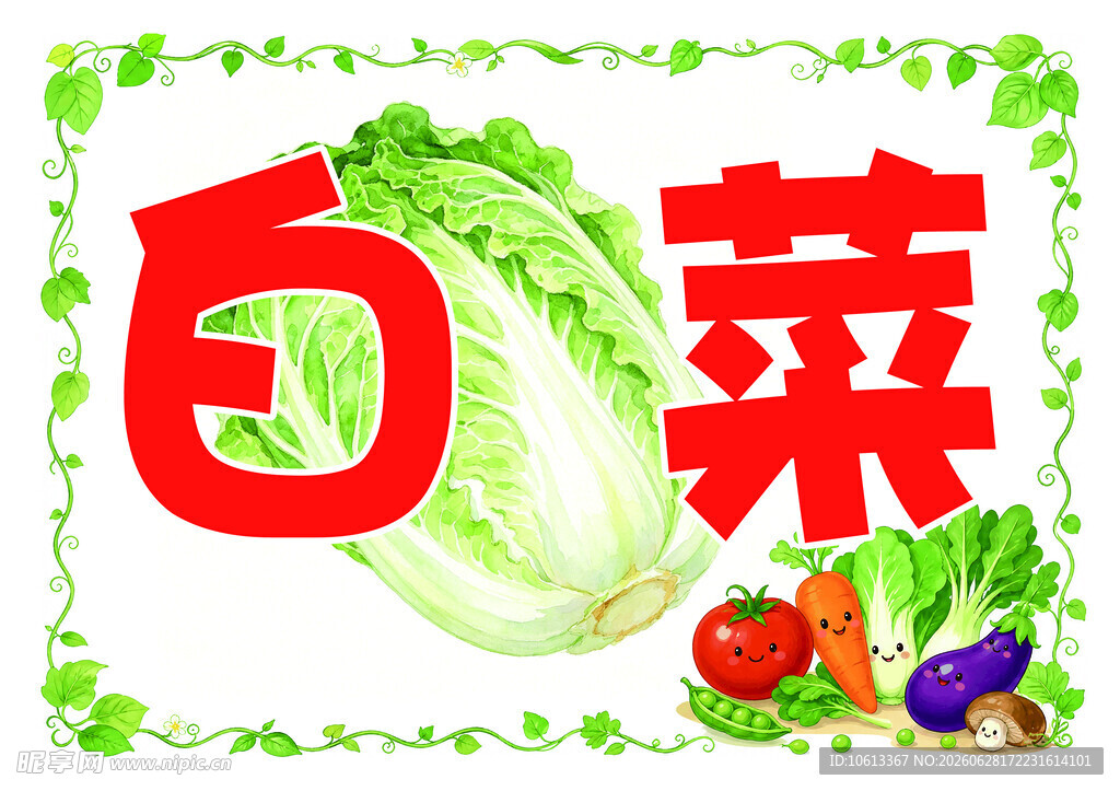 蔬菜牌