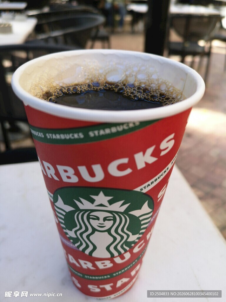 星巴克咖啡特写