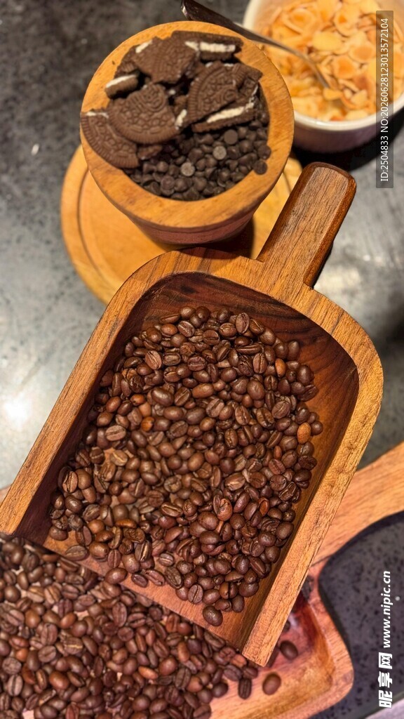 传统谷物食材展示