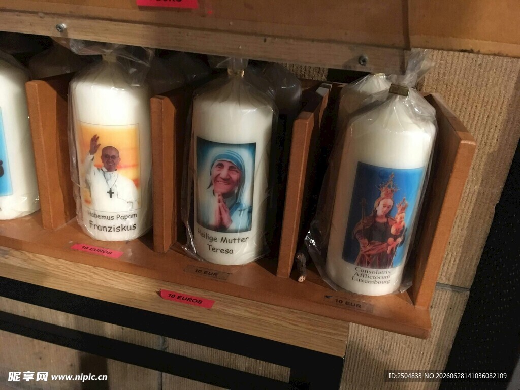 个性化照片蜡烛展示架