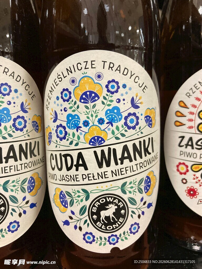 特色啤酒瓶贴展示