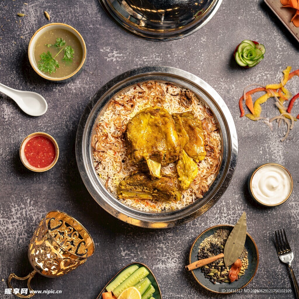 阿拉伯羊肉米饭
