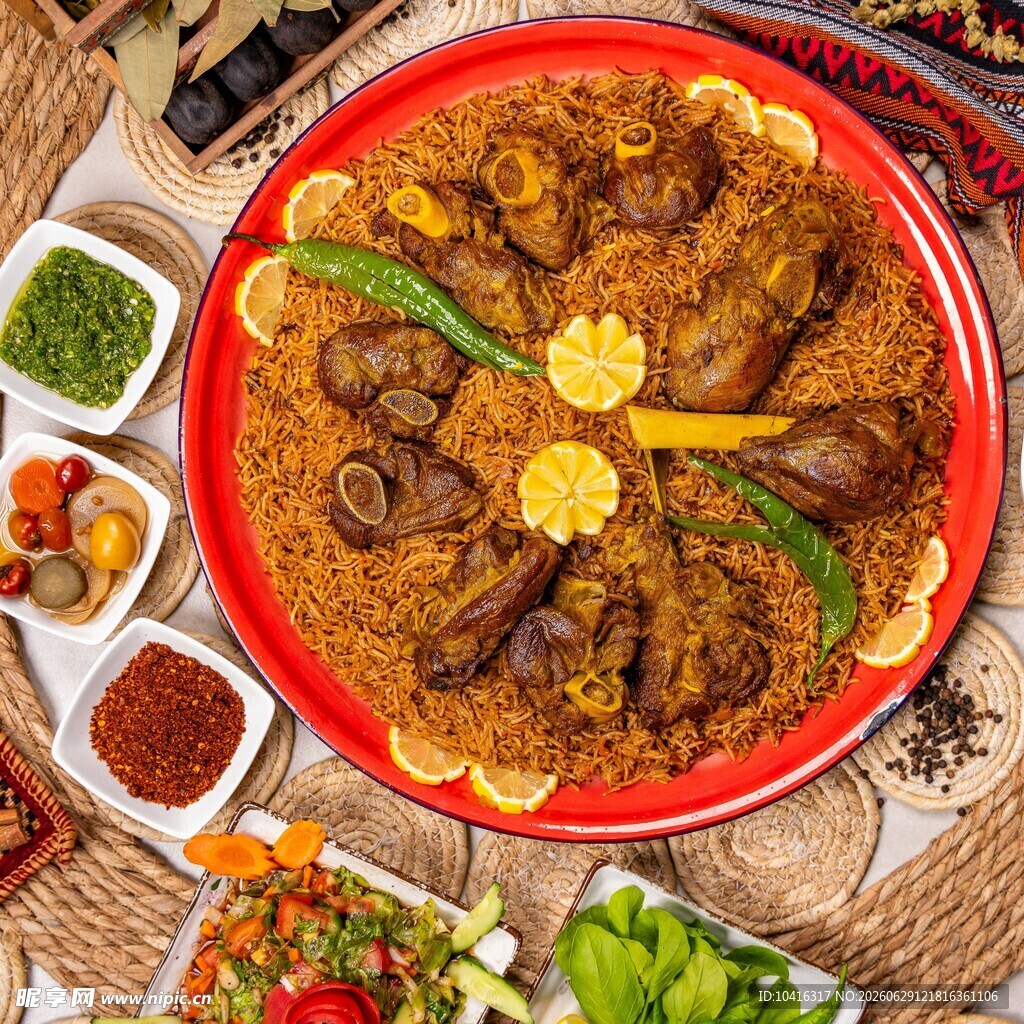 阿拉伯羊肉米饭