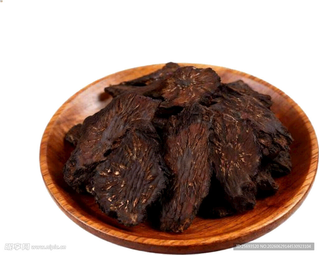 肉苁蓉免扣素材 中药 盘子里