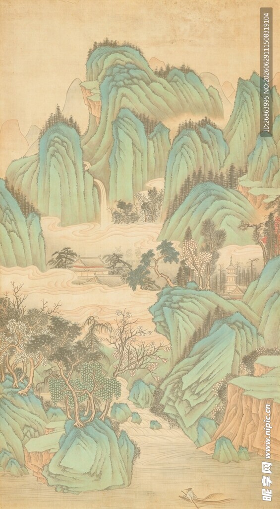 古风山水画卷