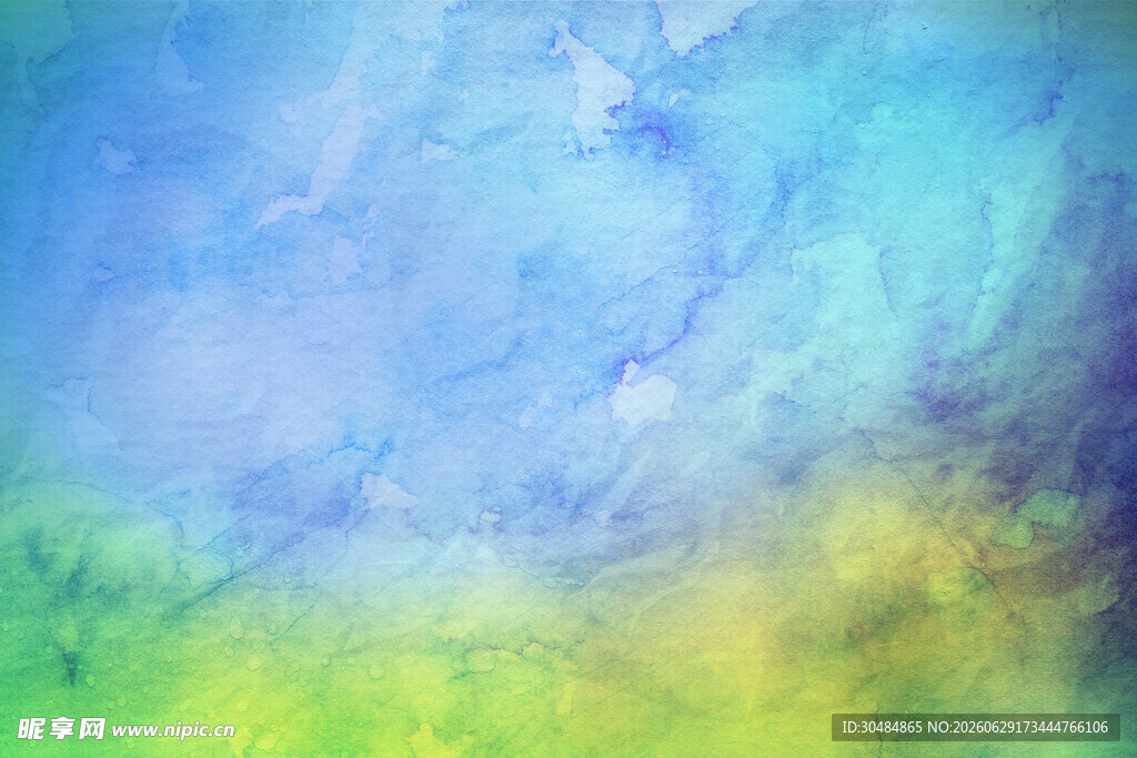 梦幻水彩渐变背景图