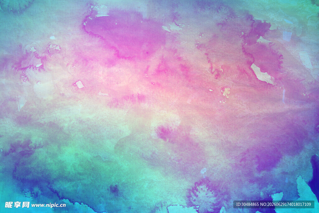 梦幻水彩渐变背景图