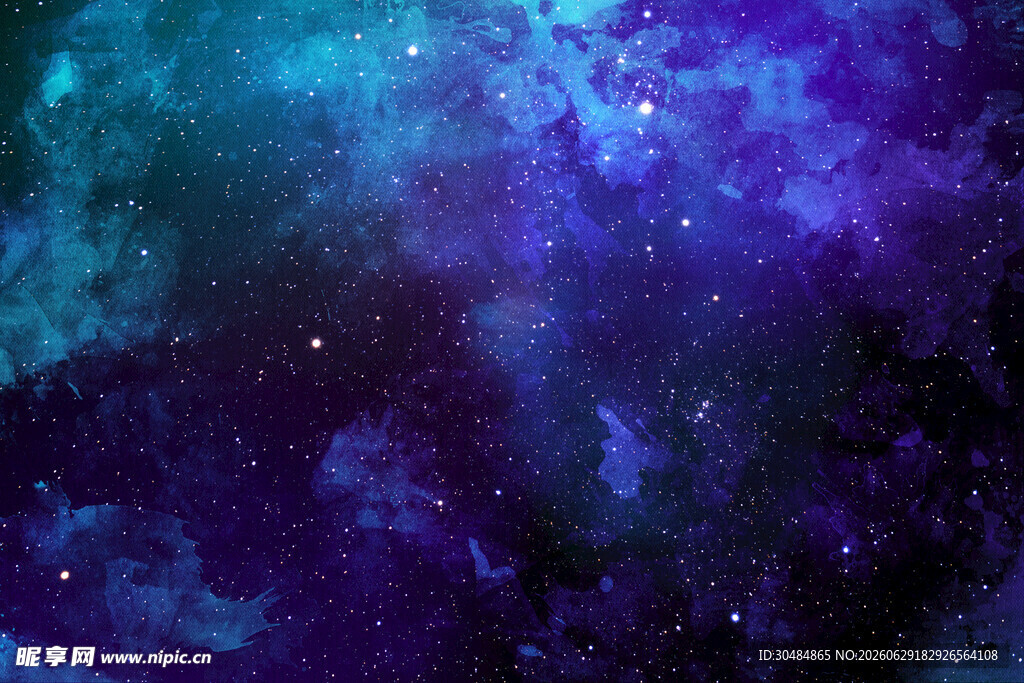 梦幻星空宇宙背景图
