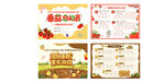 草莓主题食品宣传设计图