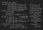 黑板上的数学公式